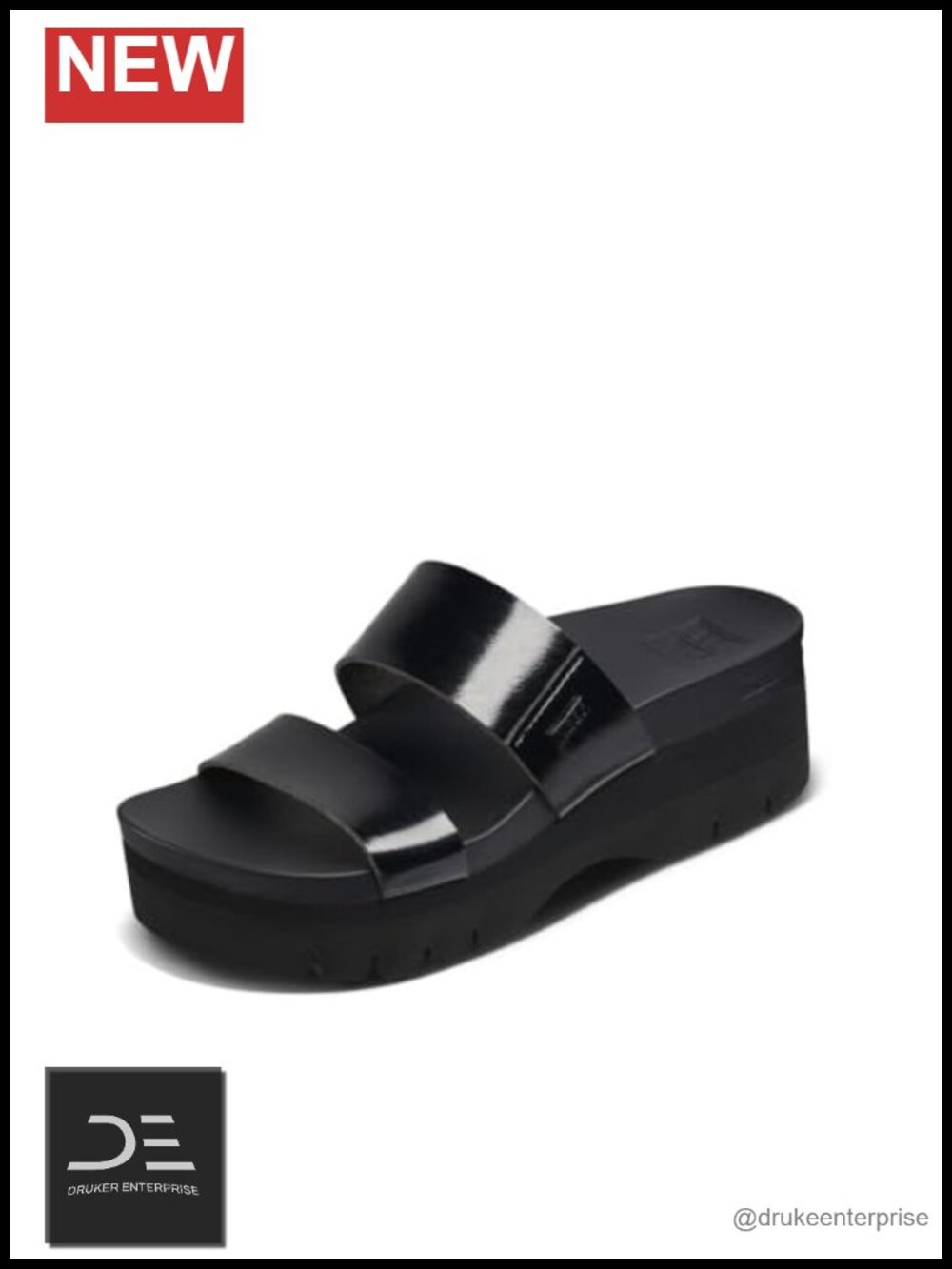 Platform Sandal with Arch Support, Ultra Soft Cushion Footbed, 2.5" Platform